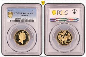 1987 $1 PR69DCAM