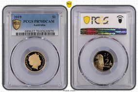 2019 $2 PR70DCAM