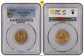 1913-P Sov S-4001 MS62