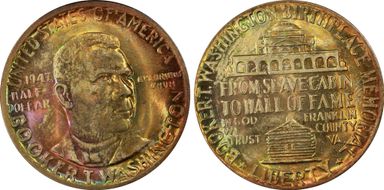 1947 50C Booker T. Washington MS67+