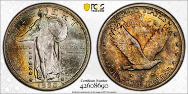 1920 25C MS67+ 