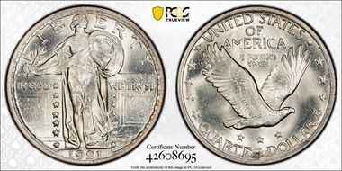 1921 25C MS67+