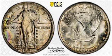 1924-S 25C MS67+