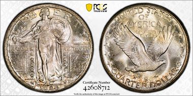 1928-S 25C MS67+