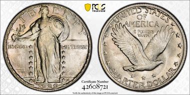 1929-S 25C Die Clash, FS-401 MS65+ FH