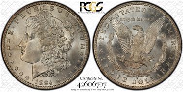 1894-S $1 MS65