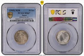 (1905) M38 20 Sen JNDA 01-21 MS67