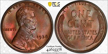 1938 1C MS67BN