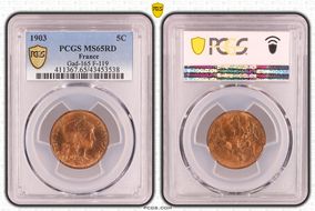 1903 5C Gad-165 F-119 MS65RD