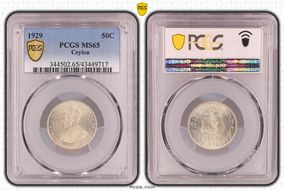 1929 50C MS65