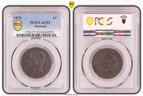 1870 1C AU53BN