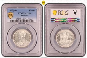 1927(m) Florin AU58