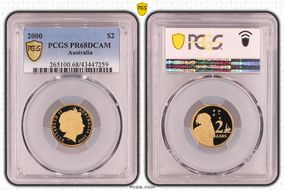 2000 $2 PR68DCAM