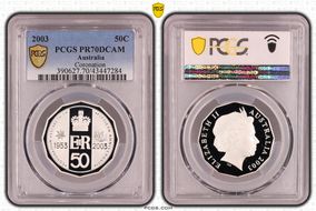 2003 50C Coronation Ag PR70DCAM