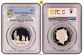 2005 50C Remembrance PR69DCAM