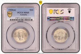 1960(m) Shil KM-59  Ag MS65