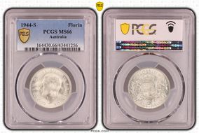 1944-S Florin KM-40  Ag MS66