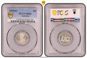 1936(m) 6D MS62