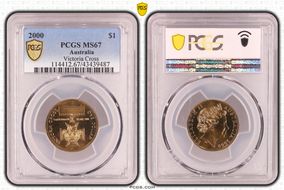 2000 $1 Victoria Cross MS67