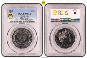 2007 50C 60th Anniv. MS68