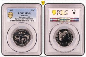 2013 20C Banknotes - £5 MS68