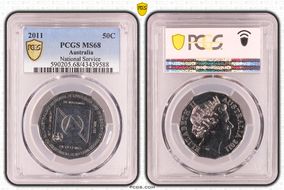 2011 50C National Service MS68