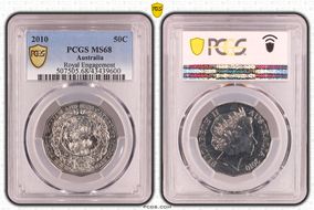 2010 50C Royal Engagement MS68