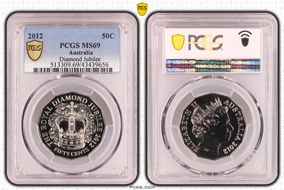 2012 50C Diamond Jubilee MS69