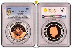 1999 $10 The Past PR70DCAM