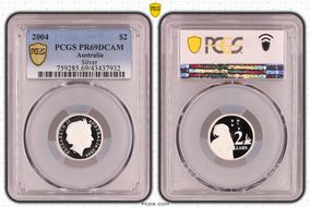 2004 $2 Silver PR69DCAM