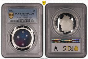 2012 $5 Crux Southern Sky Colorized PR69DCAM