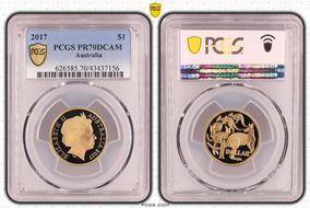 2017 $1 PR70DCAM