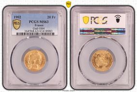 1902 20 Fr Gad-1064 F-534 MS63