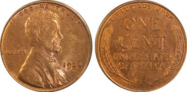 1924-S 1C MS64RD