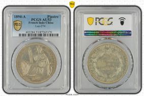 1894-A Piastre Lec-274 AU53