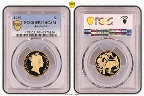 1989 $1 PR70DCAM