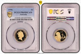 1996 $2 PR69DCAM