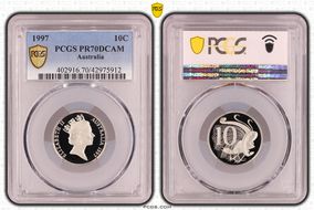 1997 10C PR70DCAM