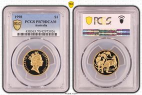 1998 $1 PR70DCAM