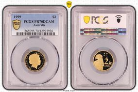 1999 $2 PR70DCAM