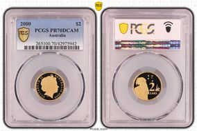 2000 $2 PR70DCAM