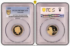 2001 $2 PR70DCAM