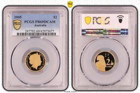 2005 $2 PR69DCAM