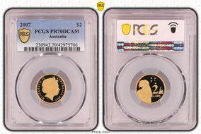 2007 $2 PR70DCAM