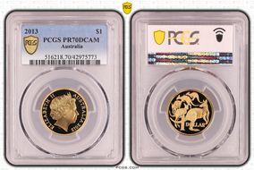 2013 $1 PR70DCAM