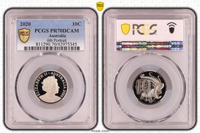 2020 10C 6th Portrait PR70DCAM