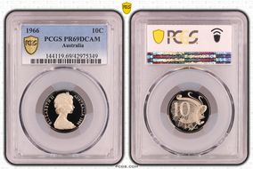 1966 10C PR69DCAM