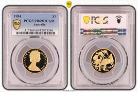 1984 $1 PR69DCAM