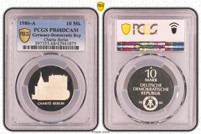 1986-A 10 Mk Charite Berlin PR68DCAM