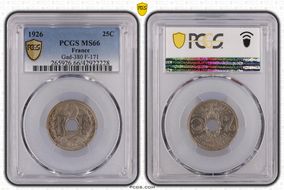 1926 25C Gad-380 F-171 MS66